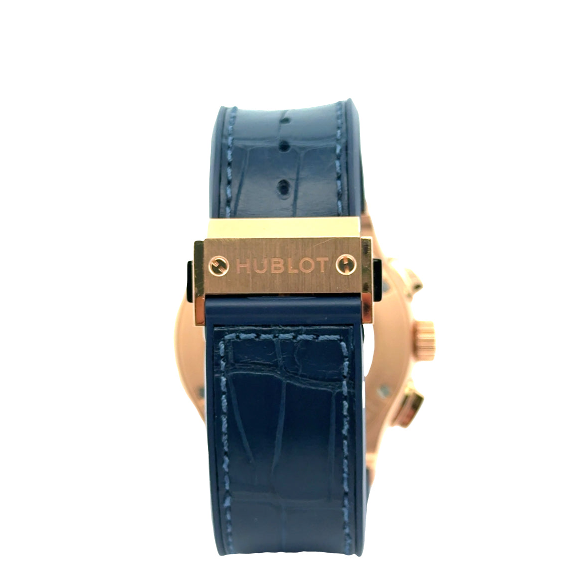 Hublot Classic Fusion Blue Chronograph – 18K King Gold –
