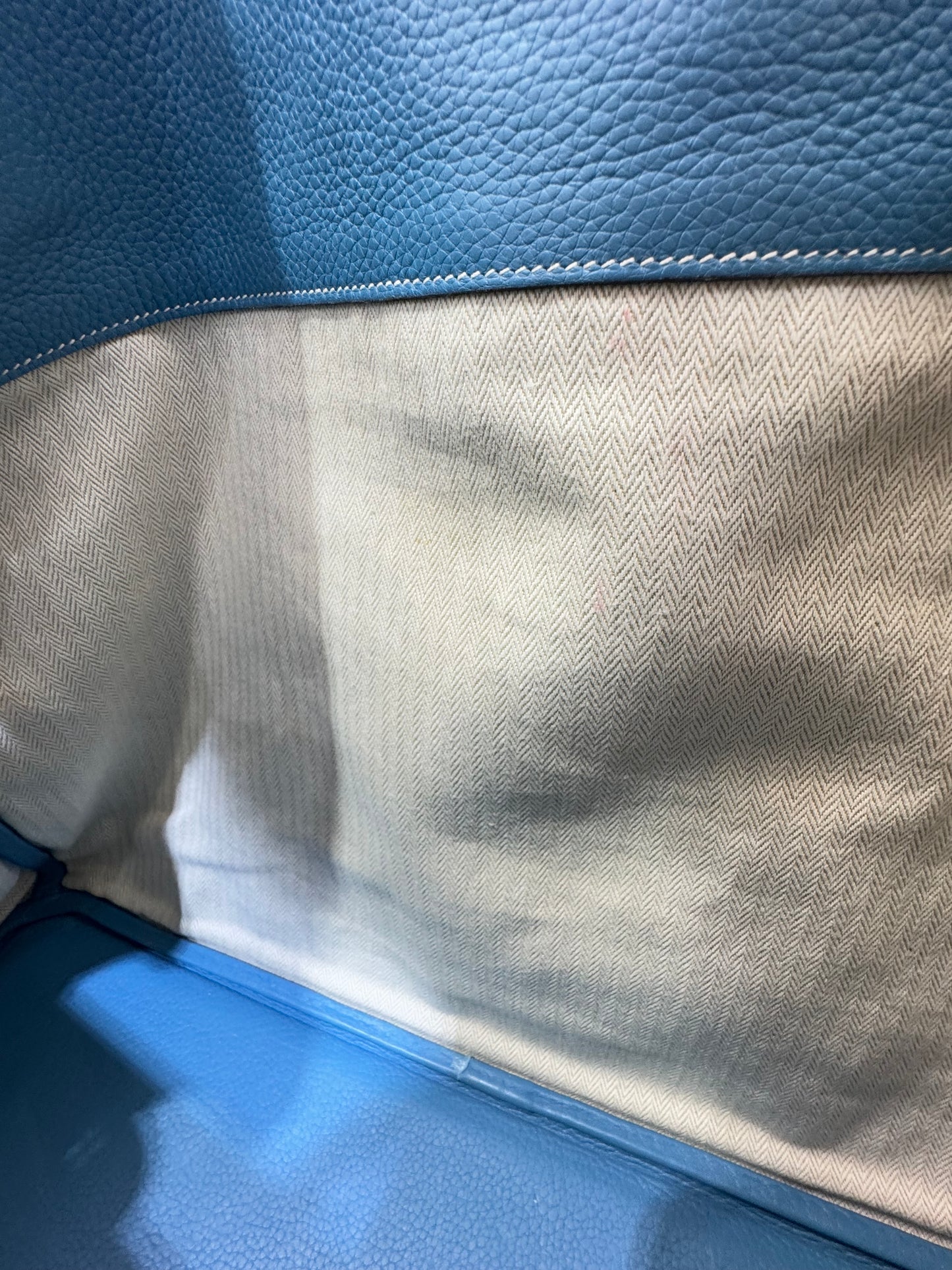 Hermès Birkin 50cm Travel Bag in Blue Togo Leather – Mint Condition