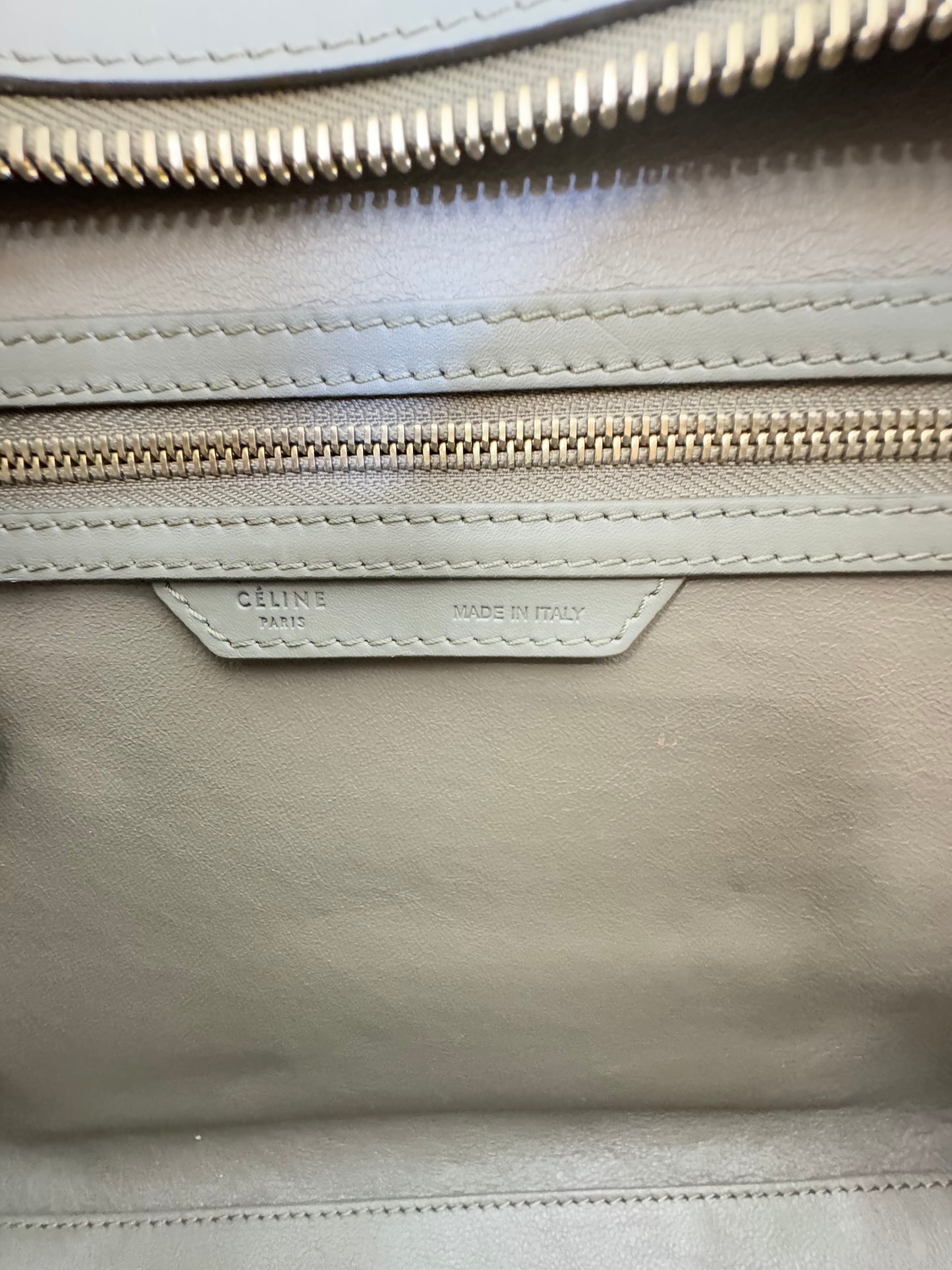 Céline Micro Luggage Tote – Tricolor Python & Leather – Made in Italy