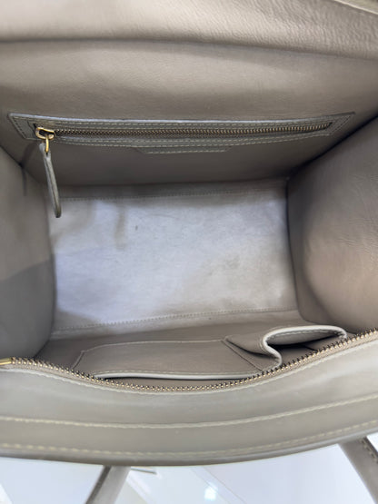 Céline Micro Luggage Tote – Tricolor Python & Leather – Made in Italy