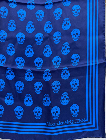 Alexander McQueen Skull Print Silk Scarf