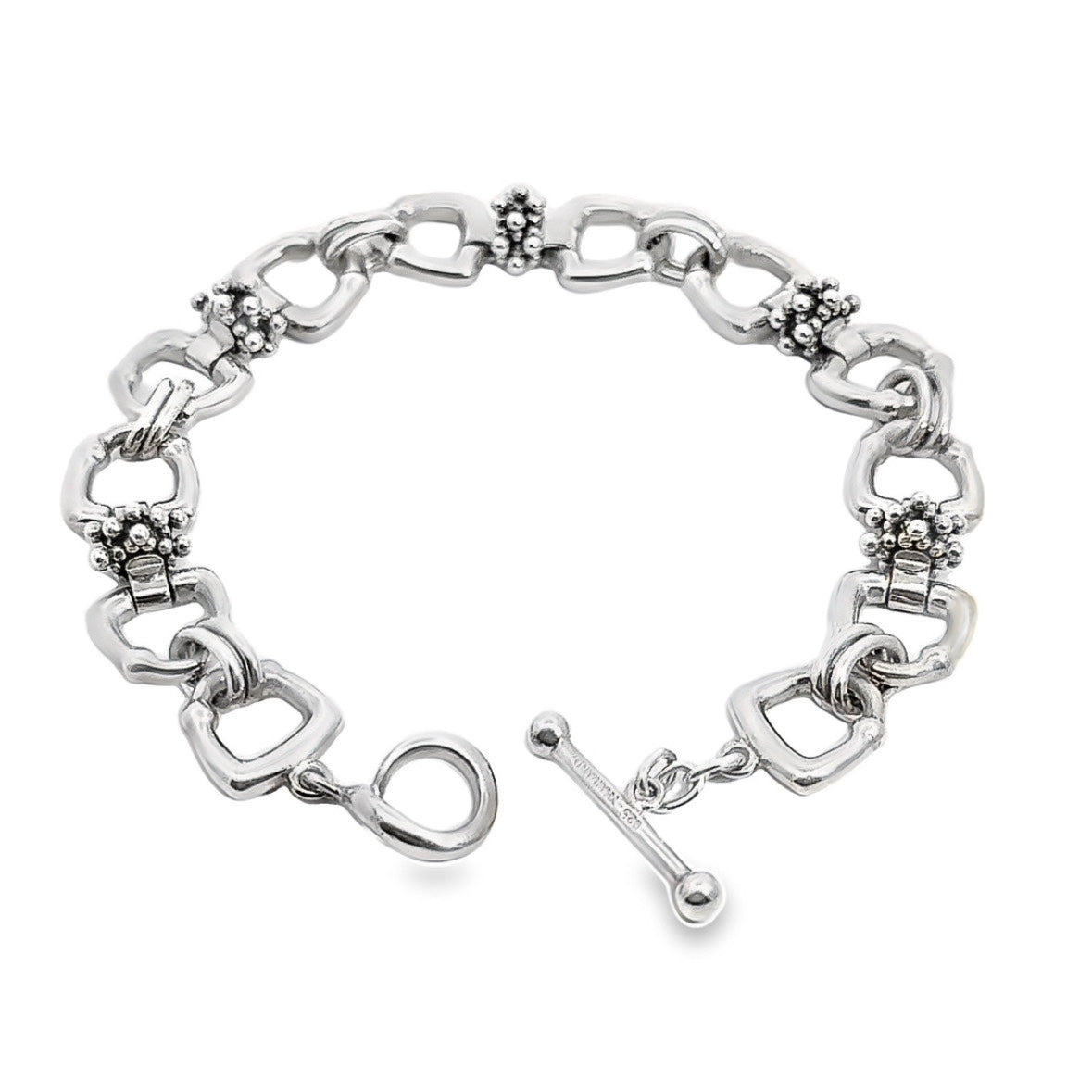 Michael Dawkins Sterling Silver Link Bracelet