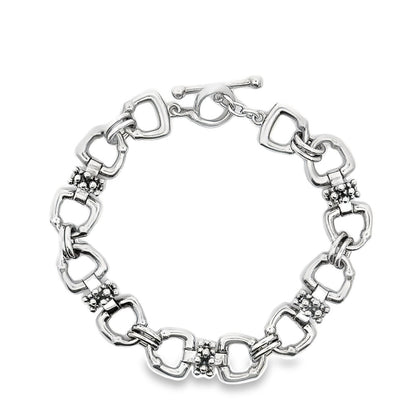 Michael Dawkins Sterling Silver Link Bracelet