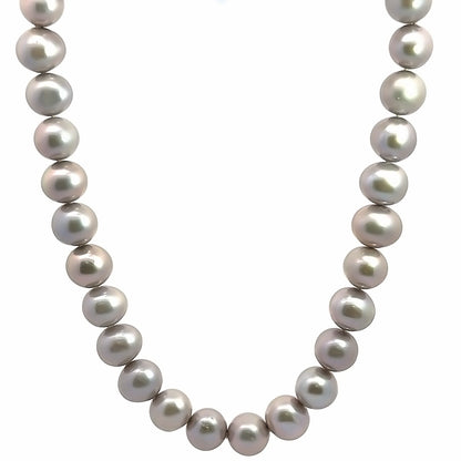 Fresh Water Gray Pearl Necklace