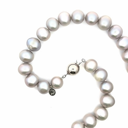 Fresh Water Gray Pearl Necklace