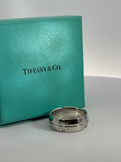 Tiffany & Co.Streamerica 18K White Gold Men’s Band Ring