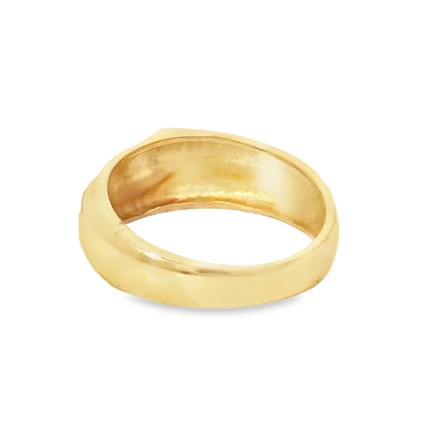 14K Yellow Gold & Diamond Men’s Ring