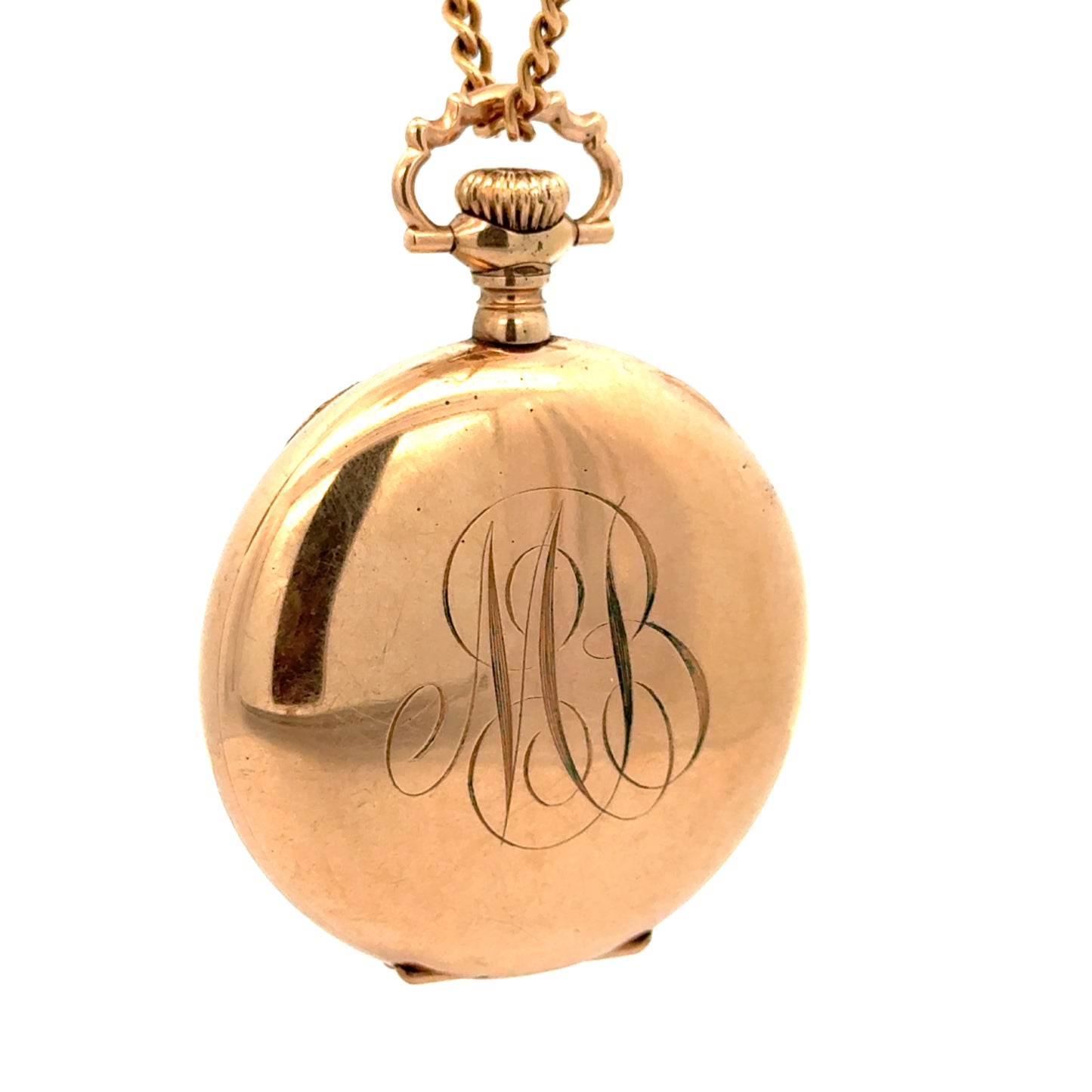 Bigelow, Kennard & Co. Boston Antique Pocket Watch – 1911 – Gold Filled – Engraved Back