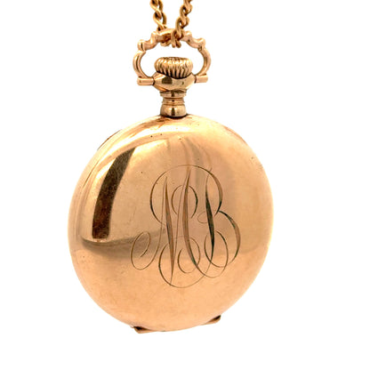 Bigelow, Kennard & Co. Boston Antique Pocket Watch – 1911 – Gold Filled – Engraved Back
