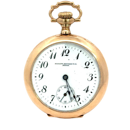 Bigelow, Kennard & Co. Boston Antique Pocket Watch – 1911 – Gold Filled – Engraved Back