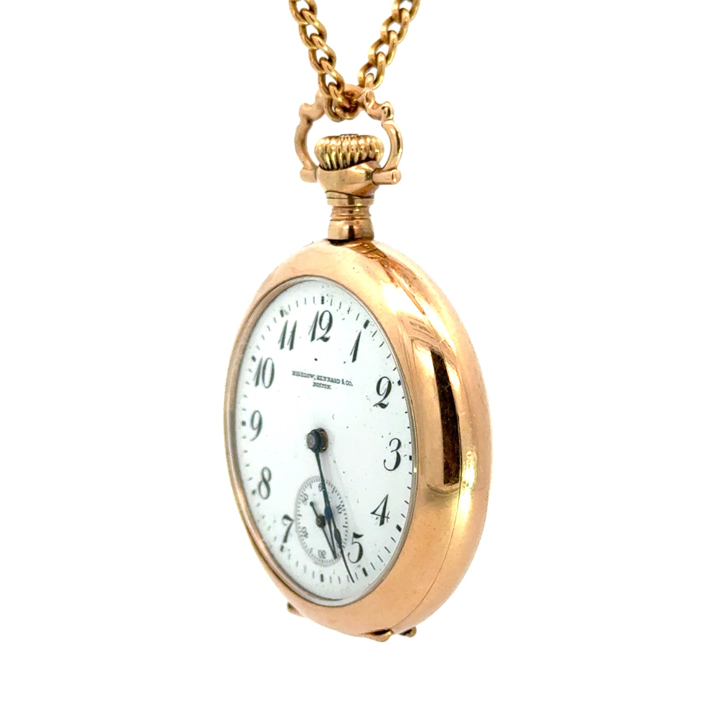 Bigelow, Kennard & Co. Boston Antique Pocket Watch – 1911 – Gold Filled – Engraved Back