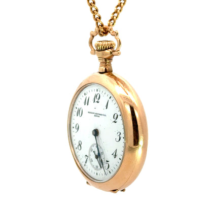 Bigelow, Kennard & Co. Boston Antique Pocket Watch – 1911 – Gold Filled – Engraved Back