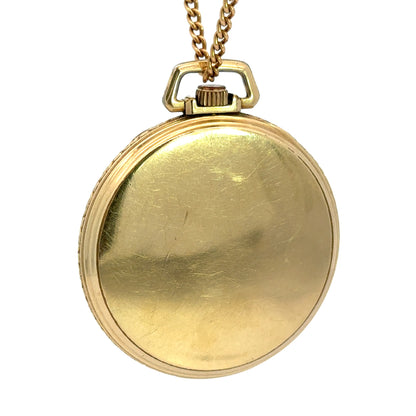 Vintage Hamilton Pocket Watch – Gold Filled – Art Deco Style Dial – Circa 1930–1940