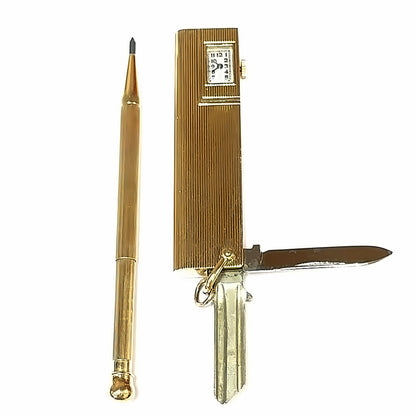 Collectible 14K Yellow Gold Pocket Utility Kit