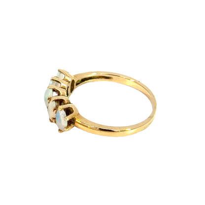 Lovely 14K Yellow Gold Opal Ring