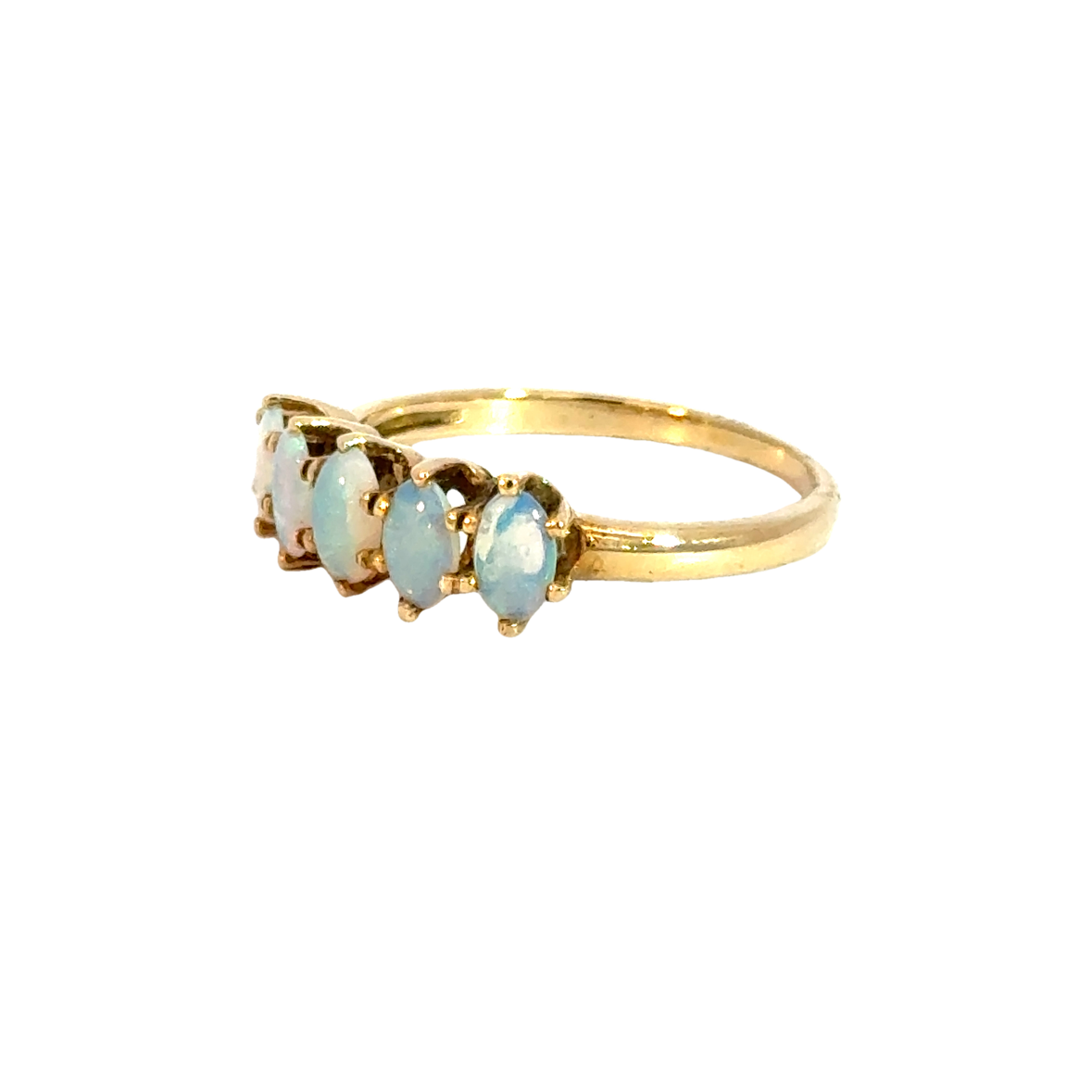 Lovely 14K Yellow Gold Opal Ring