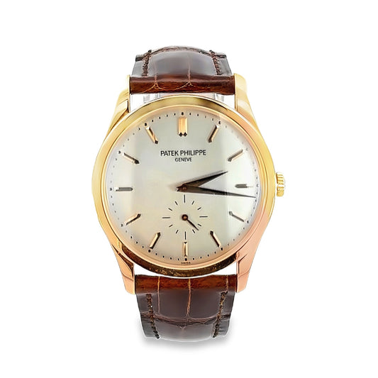 Patek Philippe Calatrava 18K Rose Gold Men’s Watch