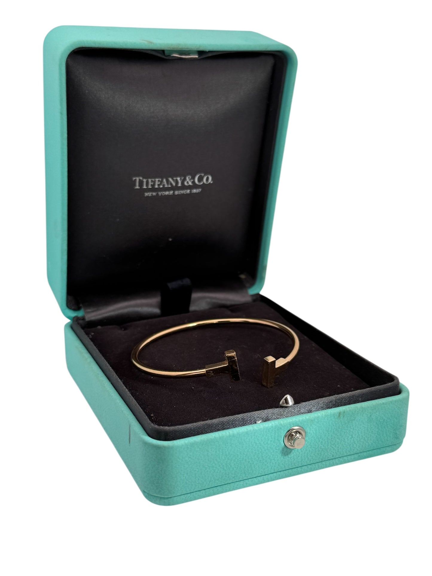 Tiffany & Co. T Wire Bracelet – 18K Yellow Gold | Size Medium