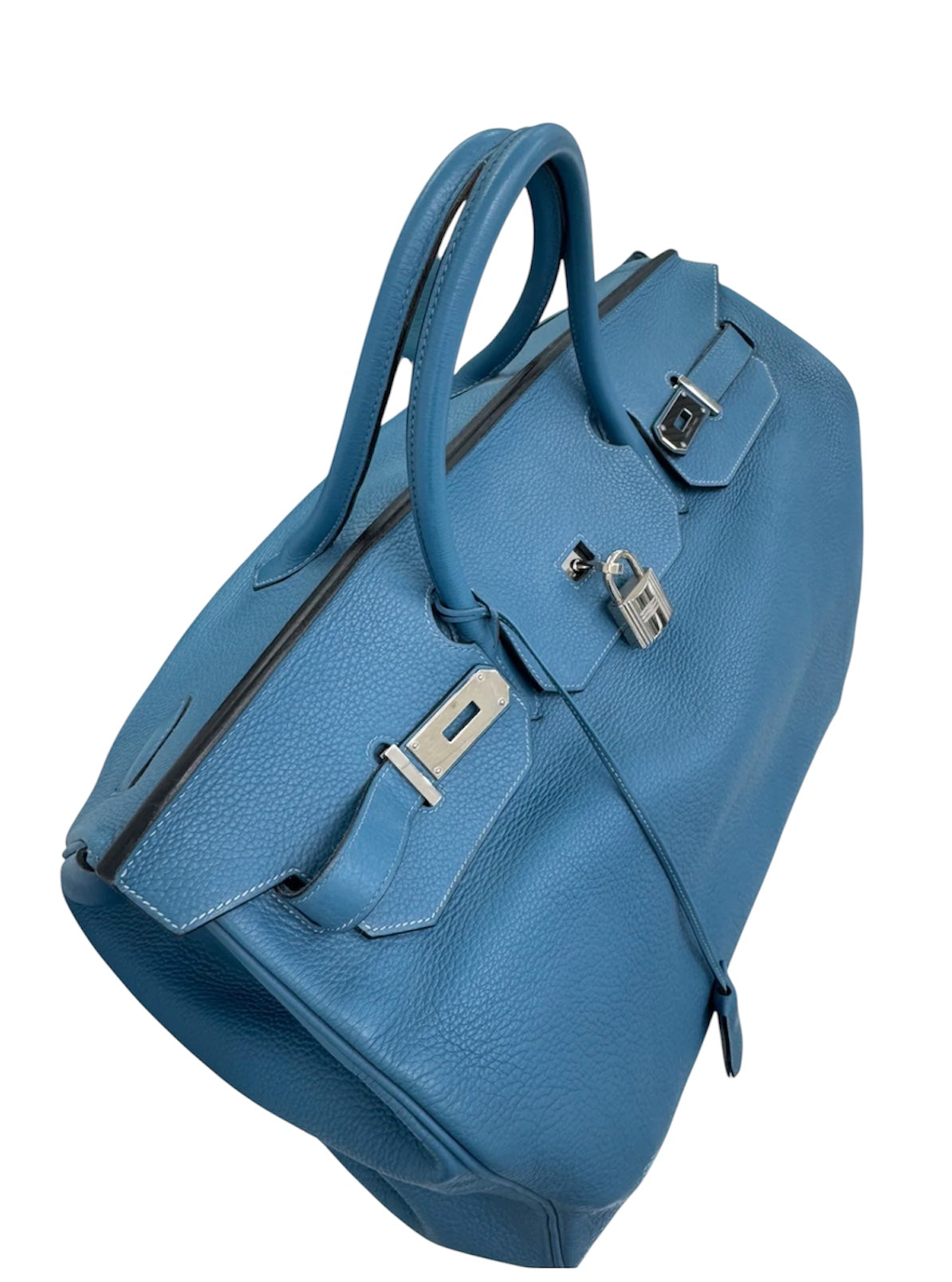 Hermès Birkin 50cm Travel Bag in Blue Togo Leather – Mint Condition
