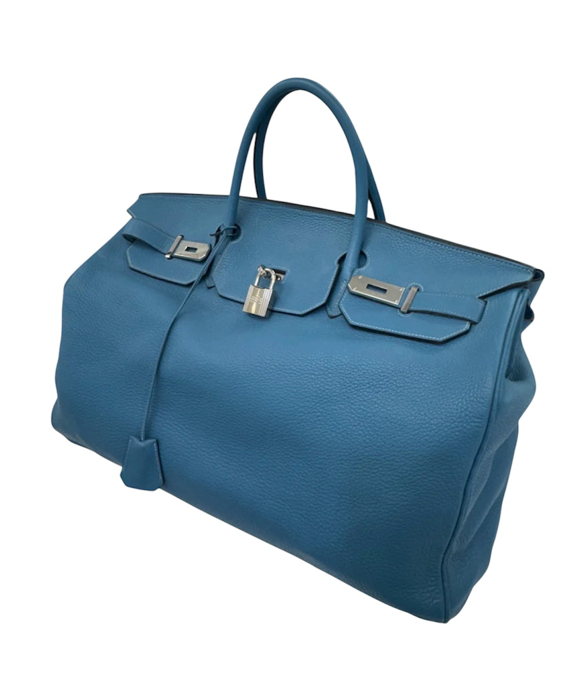 Hermès Birkin 50cm Travel Bag in Blue Togo Leather – Mint Condition