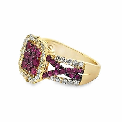 Le Vian 14K Yellow Gold Ruby & Diamond Ring