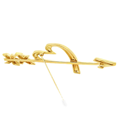Tiffany & Co. Paloma Picasso Heart & Arrow Brooch – 18K Yellow Gold