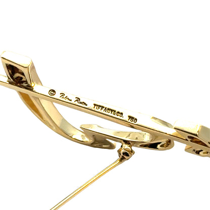 Tiffany & Co. Paloma Picasso Heart & Arrow Brooch – 18K Yellow Gold