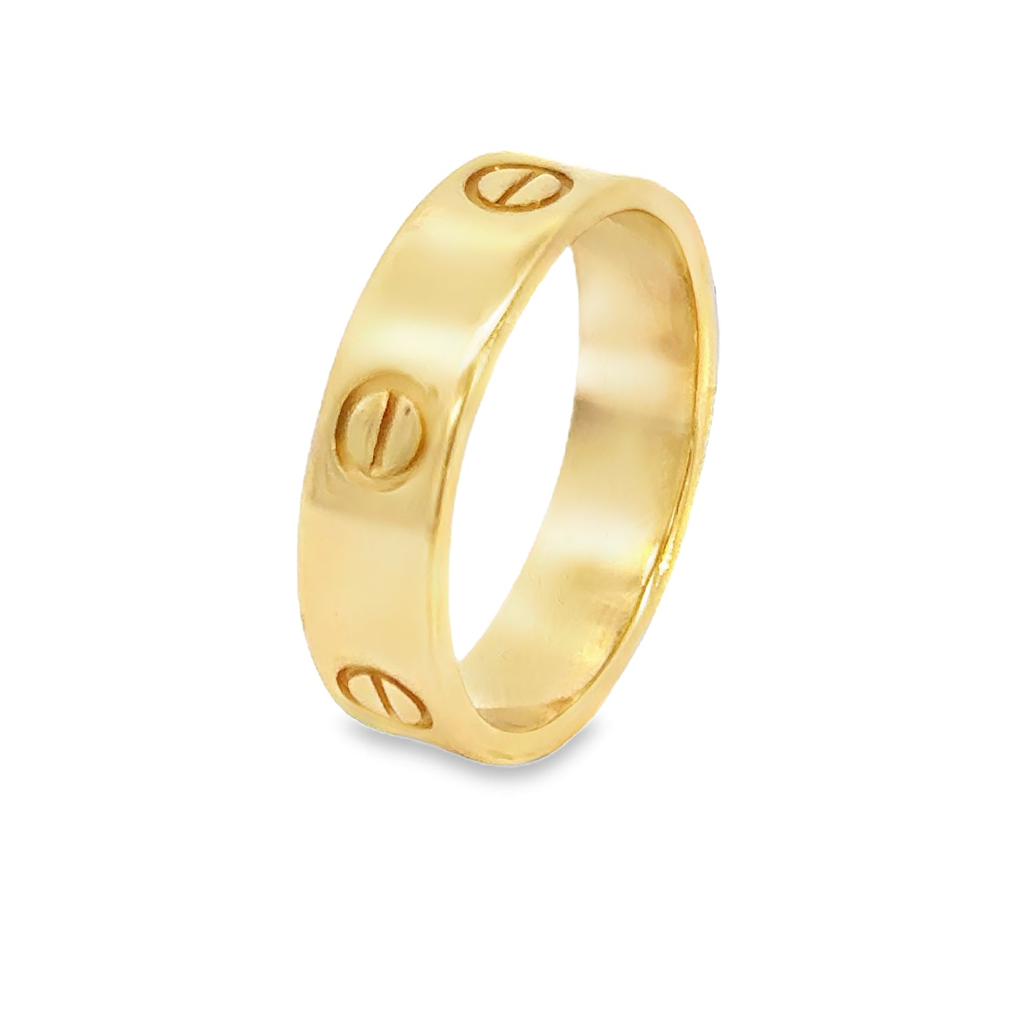 Cartier Love 18K Yellow Gold Men’s Band Ring