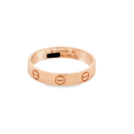 Cartier Love 18K Rose Gold Ring