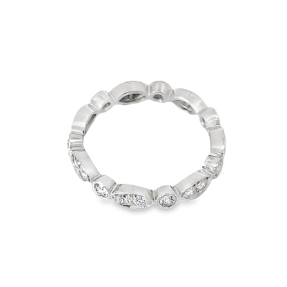 Tiffany & Co. Jazz Swing Platinum & Diamond Eternity Ring