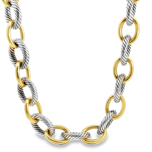 David Yurman Oval Link Chain Necklace