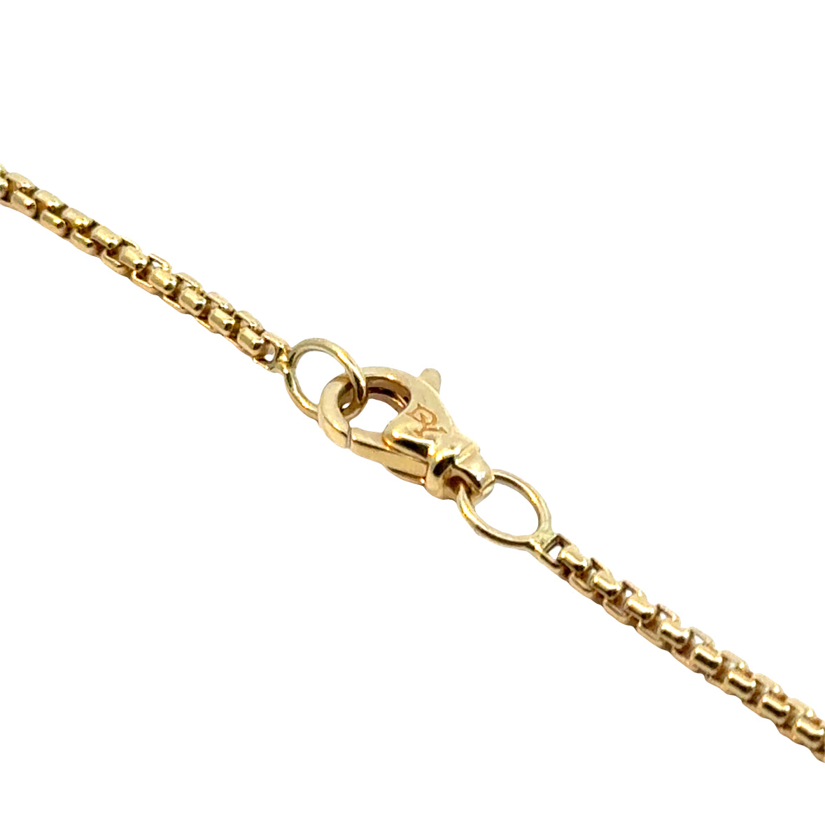 David Yurman 18K Yellow Gold Horse Medallion Pendant & 22” Chain