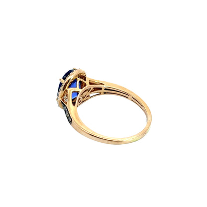 Le Vian 14K Rose Gold Tanzanite & Diamond Halo Ring
