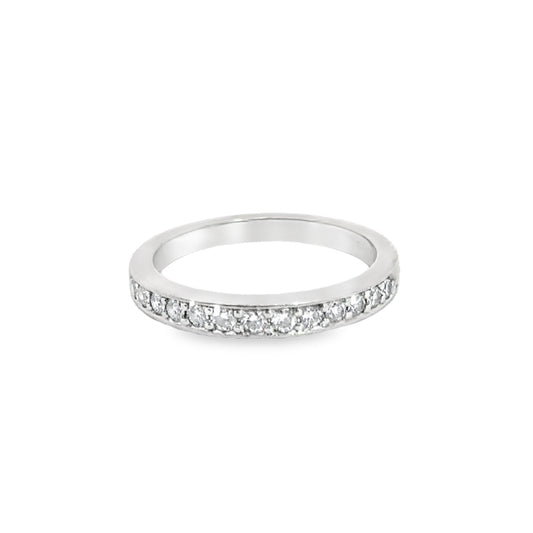 Tiffany & Co. Platinum Diamond Band Ring