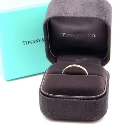 Tiffany & Co. Platinum Diamond Band Ring