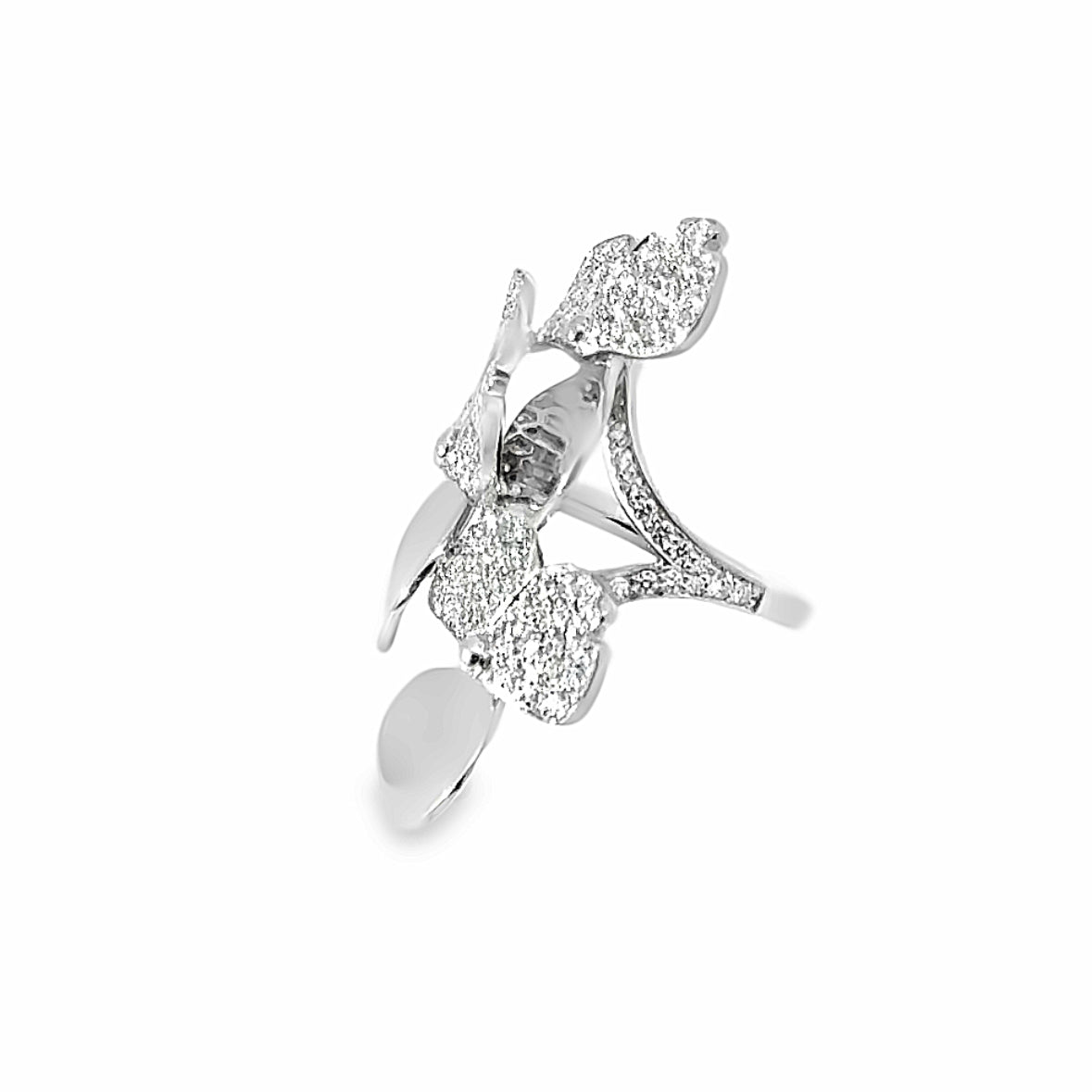 Tiffany & Co. Platinum Paper Flower Ring