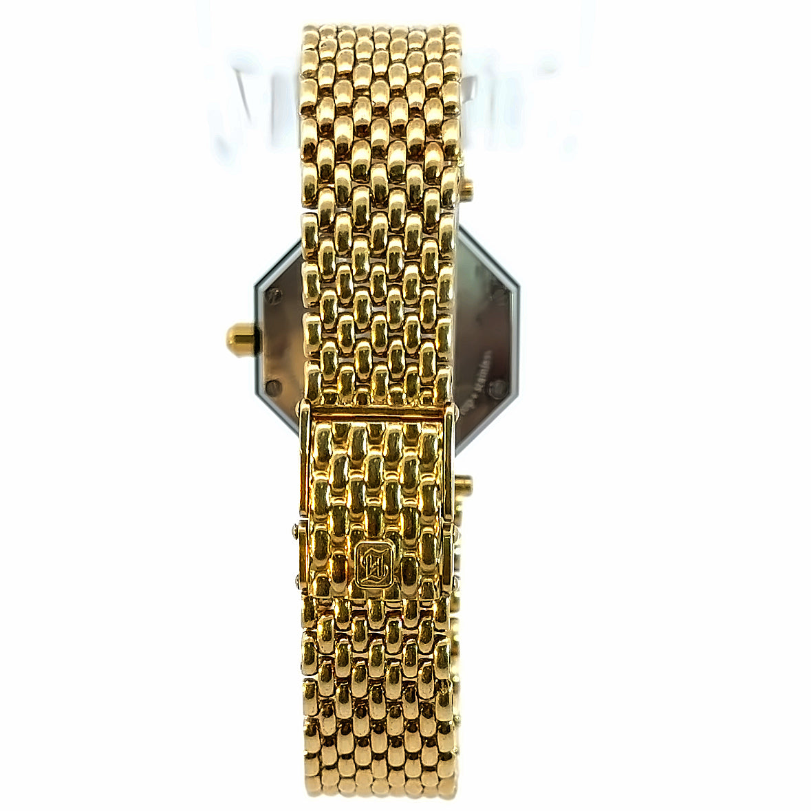 H.Stern 18K Yellow Gold Sapphire Diamond Watch