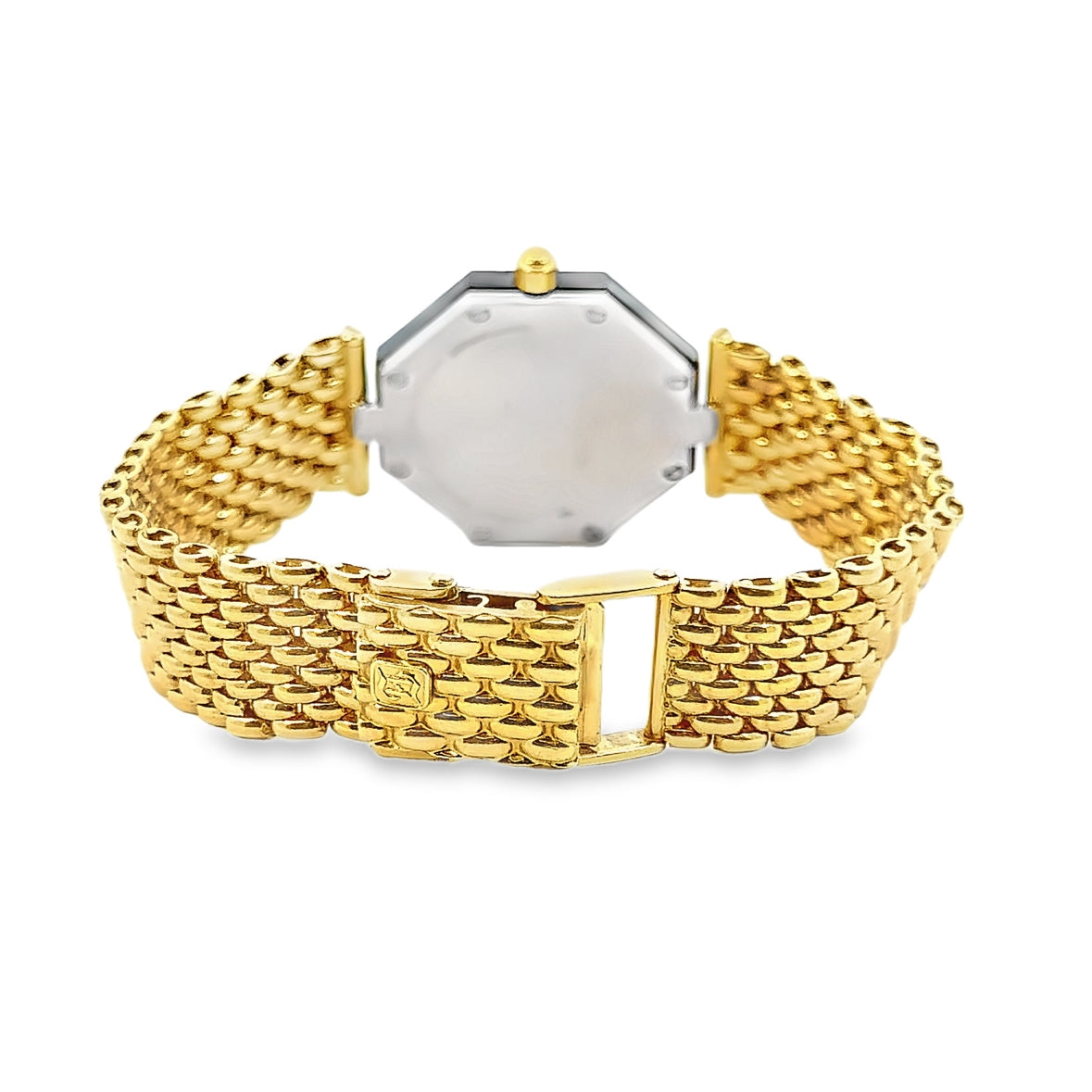 H.Stern 18K Yellow Gold Sapphire Diamond Watch