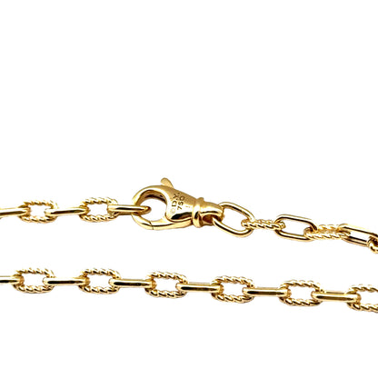 David Yurman 18K Yellow Gold Chain Necklace – 20”