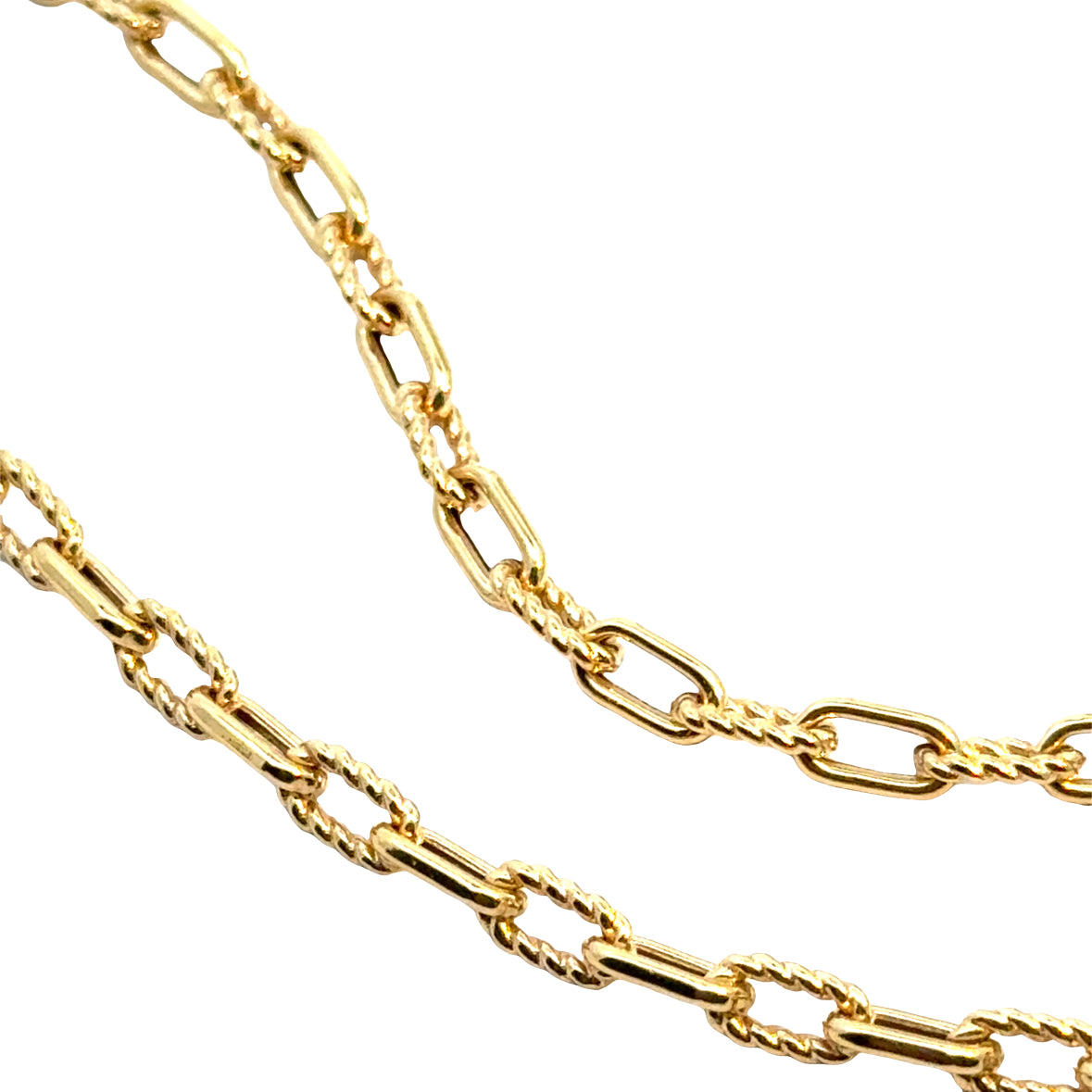 David Yurman 18K Yellow Gold Chain Necklace – 20”