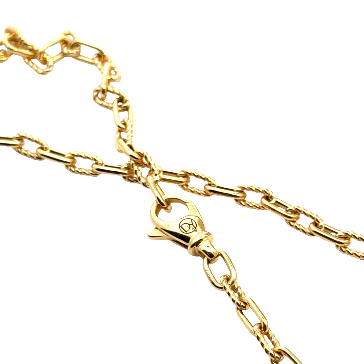 David Yurman 18K Yellow Gold Chain Necklace – 20”