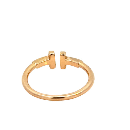 Tiffany & Co. T Wire Ring in 18K Yellow Gold