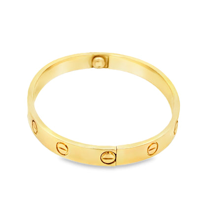 Cartier 18K Yellow Gold LOVE Bracelet – Size 16