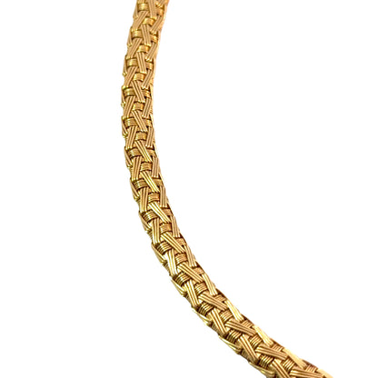 Roberto Coin Diamond Necklace & Bracelet Set – 18K Two-Tone Gold