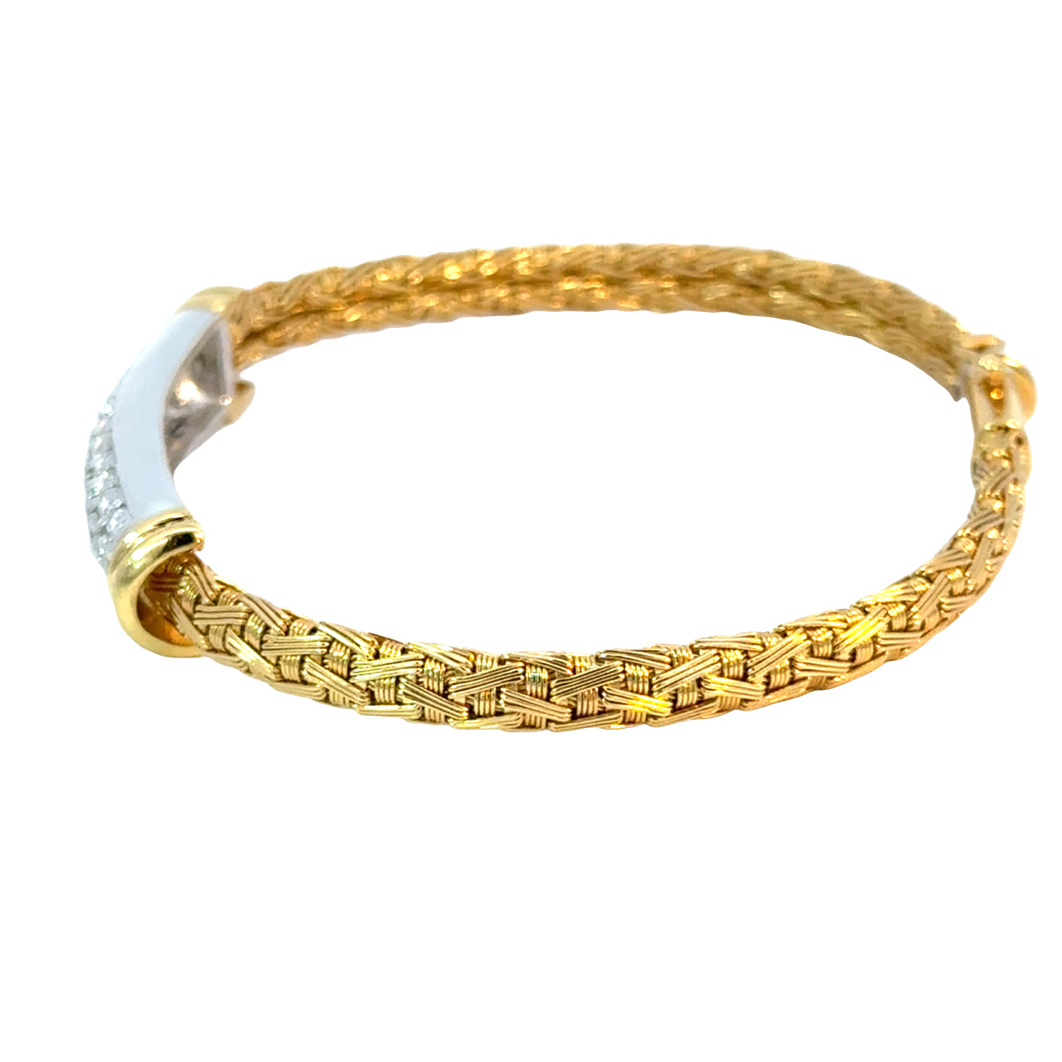 Roberto Coin 18K Two-Tone Diamond Bracelet