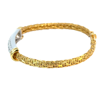 Roberto Coin 18K Two-Tone Diamond Bracelet