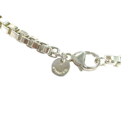 Tiffany & Co. Sterling Silver Box Chain Necklace – 18 Inches