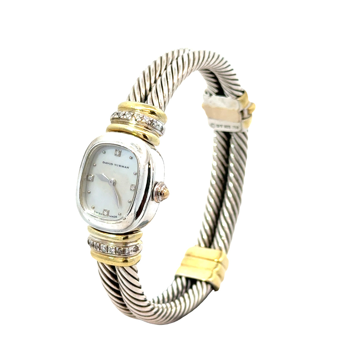 David Yurman Cable Classic Two-Tone Diamond Watch