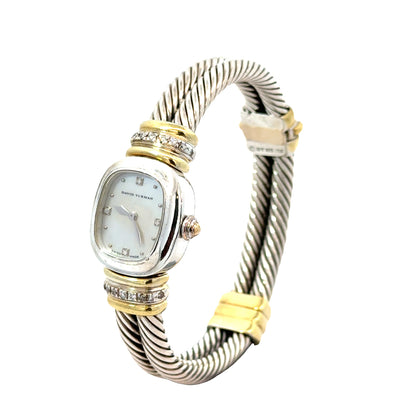 David Yurman Cable Classic Two-Tone Diamond Watch