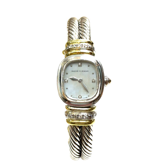 David Yurman Cable Classic Two-Tone Diamond Watch